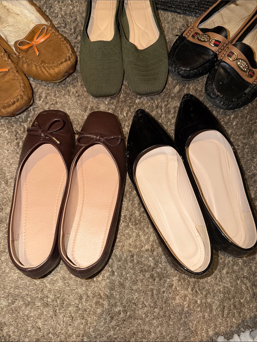 Bundle of (5) Ballet Flats -